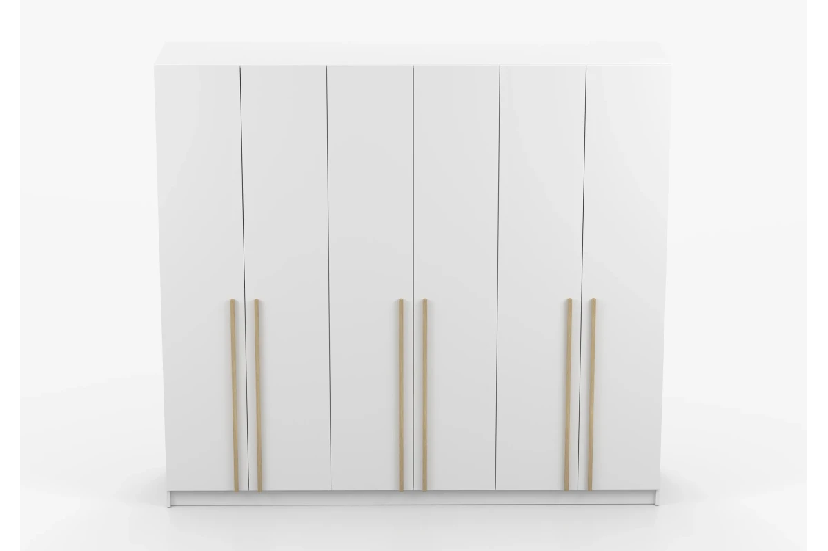 Drehtürenschrank Glamy WOOD 6D