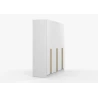 Drehtürenschrank Glamy WOOD 6D