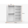 Drehtürenschrank Glamy WOOD 4D