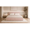 Polsterbett 140x200 - Bett 04 - Flamingo (Poso 52)