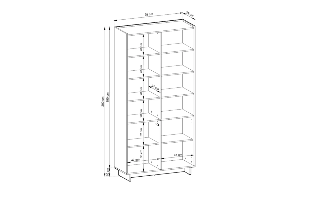 Regal R98 LILIE - Carmel-Eiche
