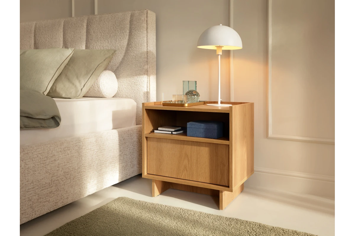 Nachttisch S50 LILIE - 2 Stk - Carmel-Eiche
