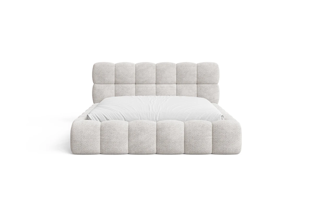 Polsterbett 19 - Bubblebett - Bubble aus Bouclé