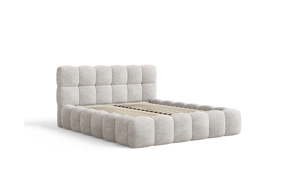 Polsterbett 19 - Bubblebett - Bubble aus Bouclé