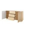 Kommode 160 2 Türen + 3 Schubladen ELDORA - Vicenza - Eiche