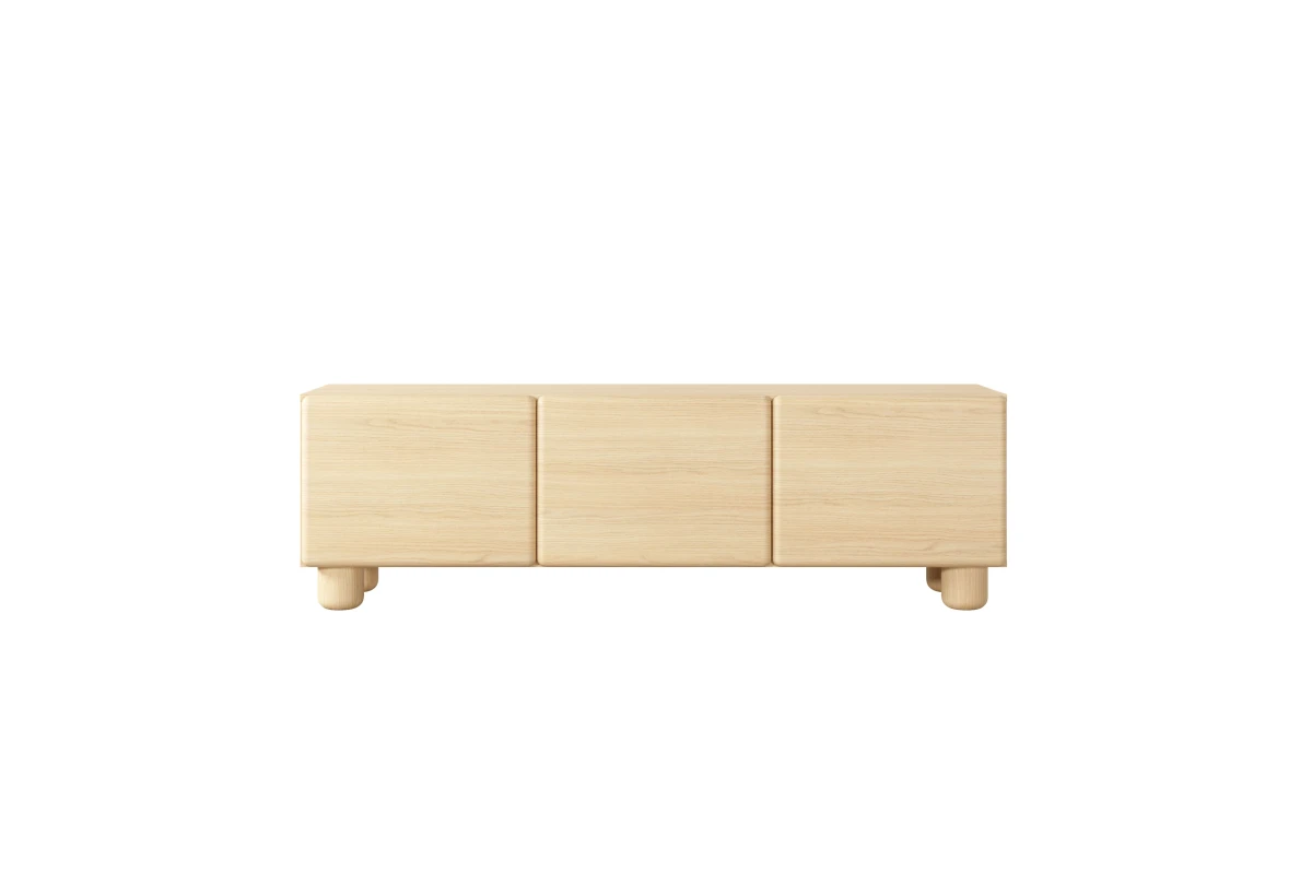TV-Lowboard 150 3 Türen ELDORA - Vicenza-Eiche