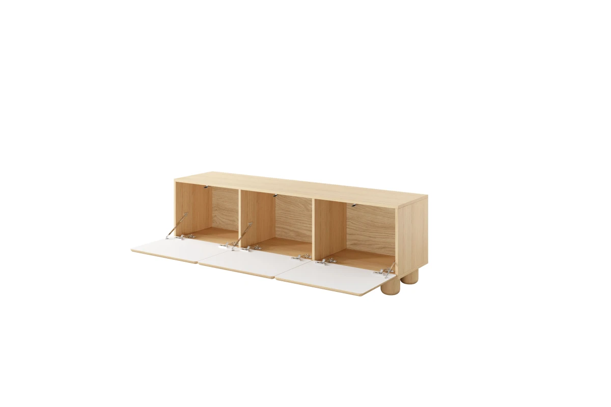 TV-Lowboard 150 3 Türen ELDORA - Vicenza-Eiche