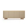 Kommode 204 4 Türen TORANO + LED - Bolivar Natur / Cappuccino