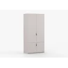 Kleiderschrank 4T MEZI - Kaschmir