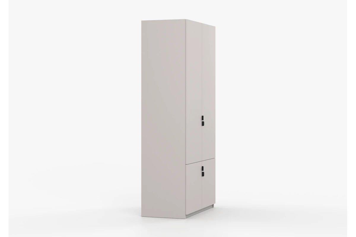 Kleiderschrank 4T MEZI - Kaschmir