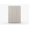 Kleiderschrank 3S2T MERK - Kaschmir