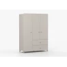 Kleiderschrank 3S2T MERK - Kaschmir
