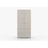 Kleiderschrank 2S2T MERK - Kaschmir