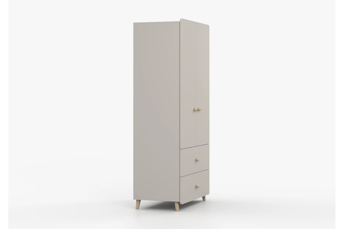 Kleiderschrank 2S2T MERK - Kaschmir