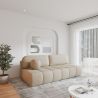 Schlafsofa Fluffy - Beige Sofa aus Bouclé - Wolke