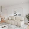Schlafsofa Fluffy - Beige Sofa aus Bouclé - Wolke