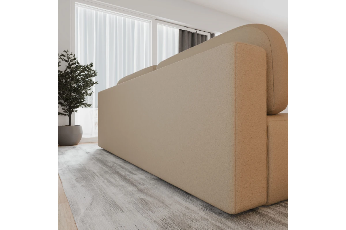 Schlafsofa Fluffy - Beige Sofa aus Bouclé - Wolke