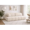 Schlafsofa Fluffy - Beige Sofa aus Bouclé - Wolke
