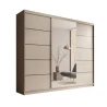 Schiebetürenschrank in Kaschmir mit Spiegel Tivora 250 cm