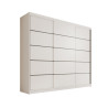 Schiebetürenschrank Velora 250 cm Kleiderschrank in Weiß 250 cm mit Spiegel