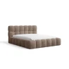 Polsterbett 19 - Wolkenbett - Bubble Bett 180x200 aus Bouclé
