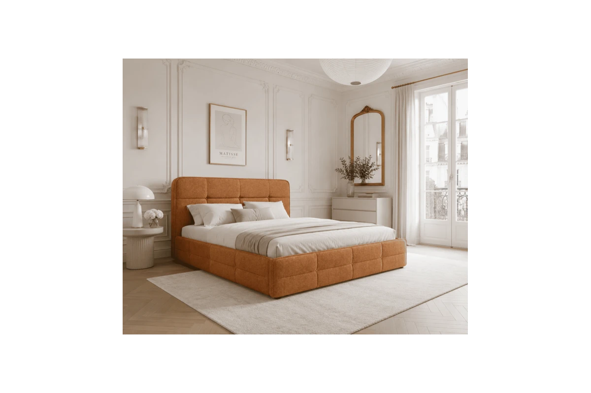 Polsterbett 17 - Terracotta Polsterbett 180x200