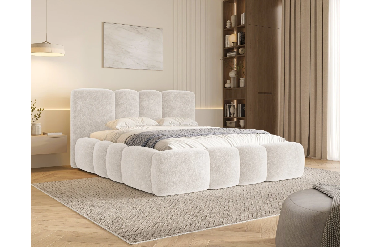 Polsterbett Wolke 26 - Beige Wolkenbett 180x200