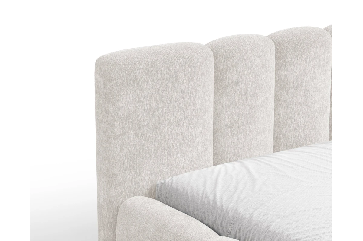 Polsterbett Wolke 26 - Beige Wolkenbett 180x200