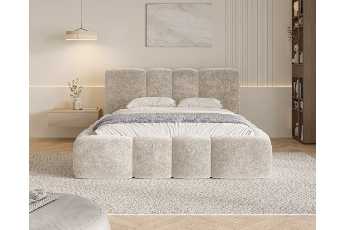 Polsterbett Wolke 26 - Beige Wolkenbett 180x200