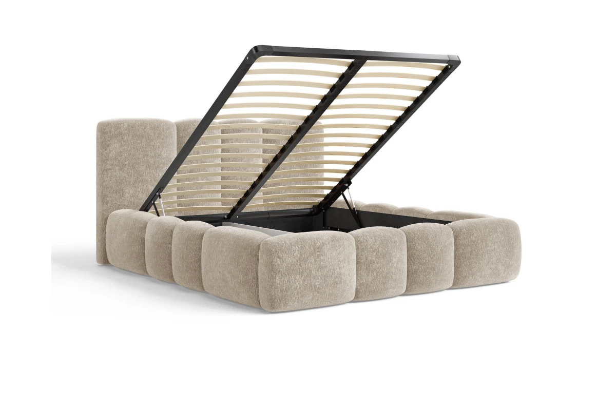 Polsterbett Wolke 26 - Beige Wolkenbett 180x200