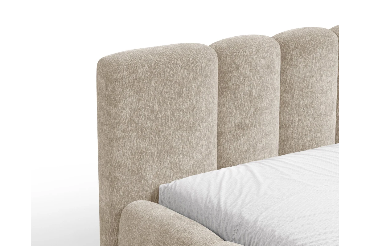 Polsterbett Wolke 26 - Beige Wolkenbett 180x200