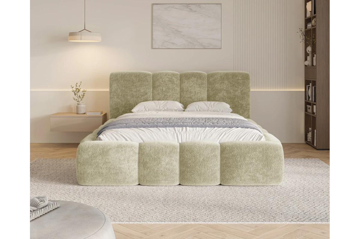 Polsterbett Wolke 26 - Beige Wolkenbett 180x200