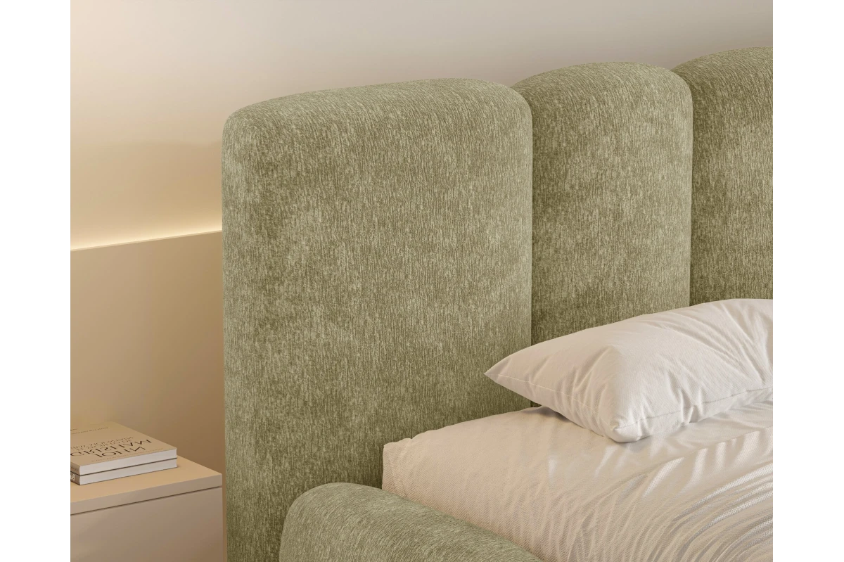 Polsterbett Wolke 26 - Beige Wolkenbett 180x200