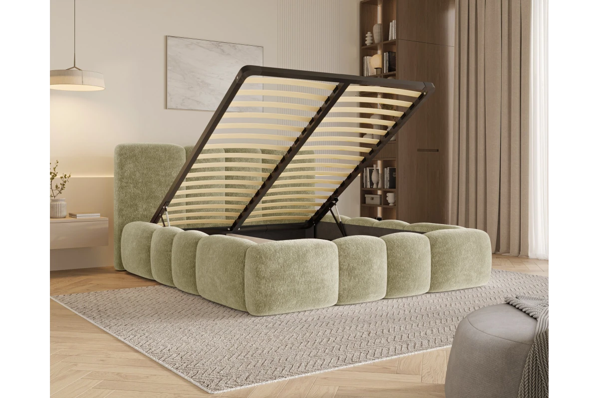 Polsterbett Wolke 26 - Beige Wolkenbett 180x200