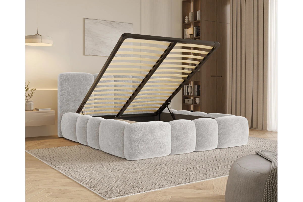 Polsterbett Wolke 26 - Beige Wolkenbett 180x200