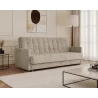 Schlafsofa Tina - Beige Kippsofa