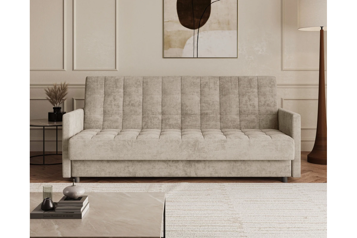 Schlafsofa Tina - Beige Kippsofa