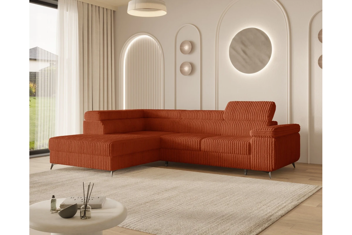 Ecksofa Ostin - Terracotta Ecksofa