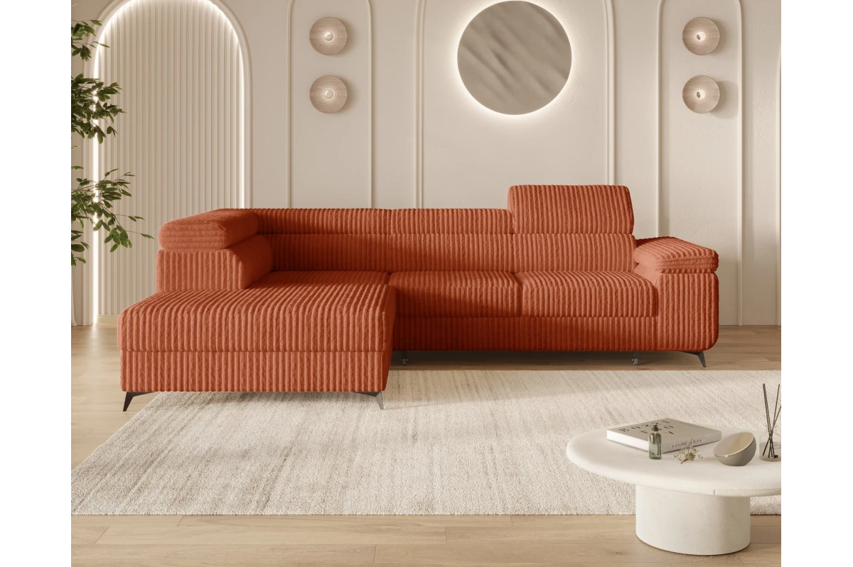 Ecksofa Ostin - Terracotta Ecksofa