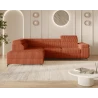 Ecksofa Ostin - Terracotta Ecksofa