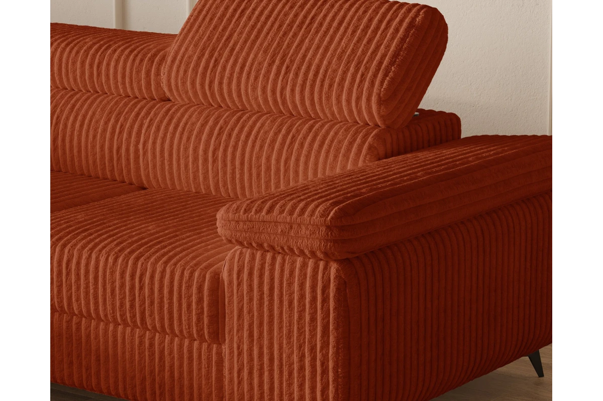 Ecksofa Ostin - Terracotta Ecksofa