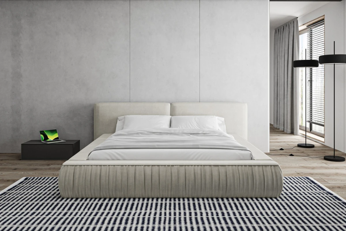 Polsterbett 08 Beige Polsterbett 180x200