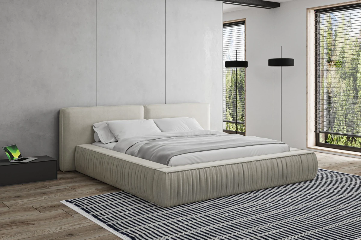 Polsterbett 08 Beige Polsterbett 180x200