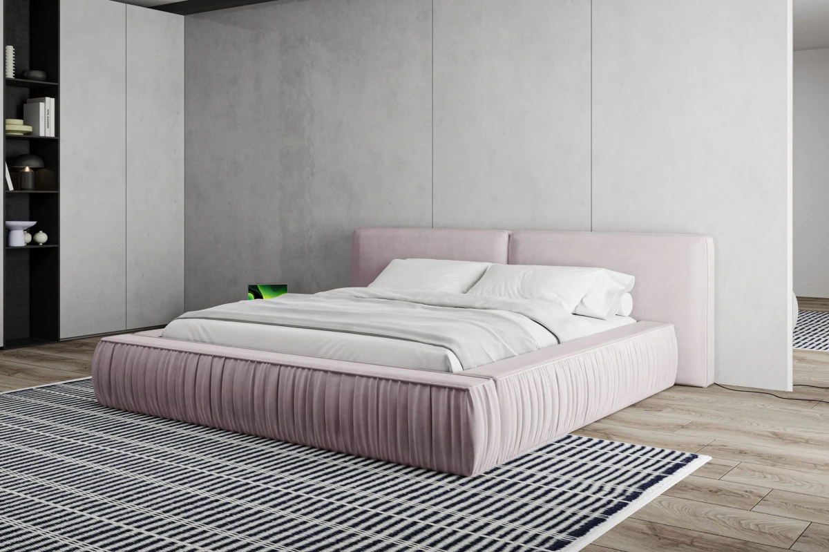Polsterbett 08 Beige Polsterbett 180x200