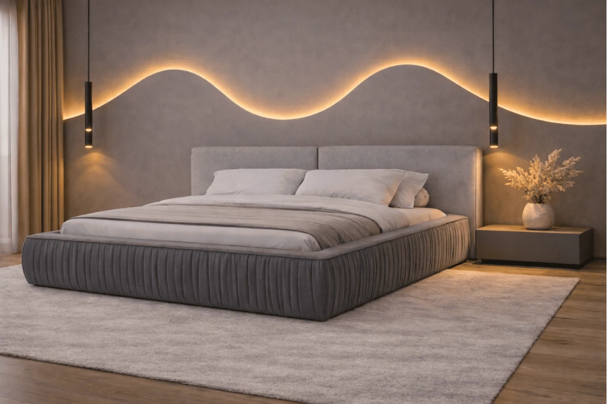 Polsterbett 08 Beige Polsterbett 180x200