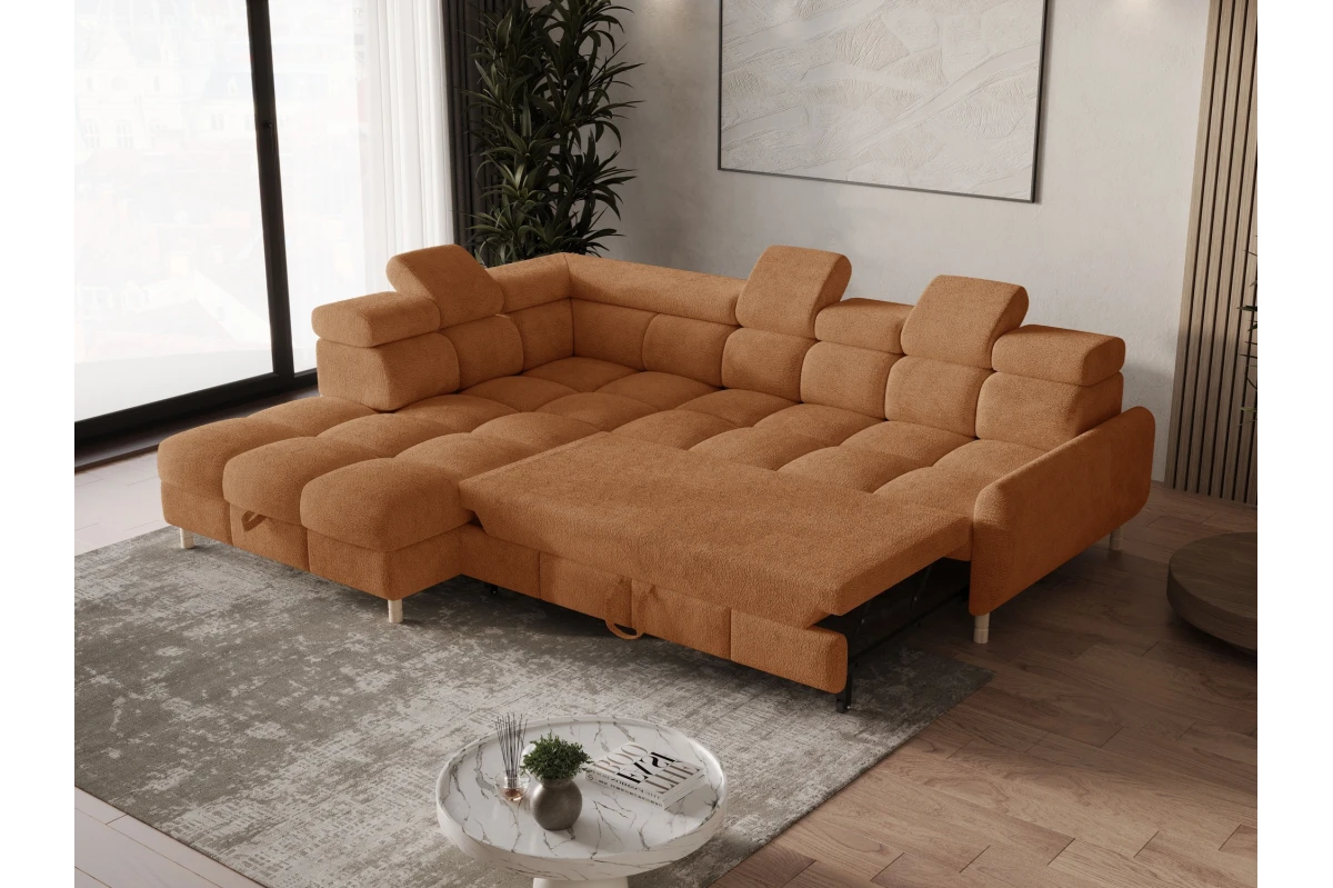 Ecksofa BUN Bubble Sofa in Terracotta