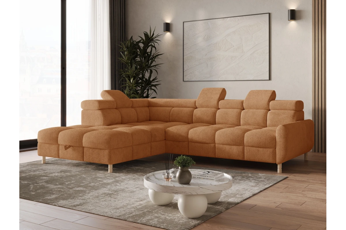 Ecksofa BUN Bubble Sofa in Terracotta