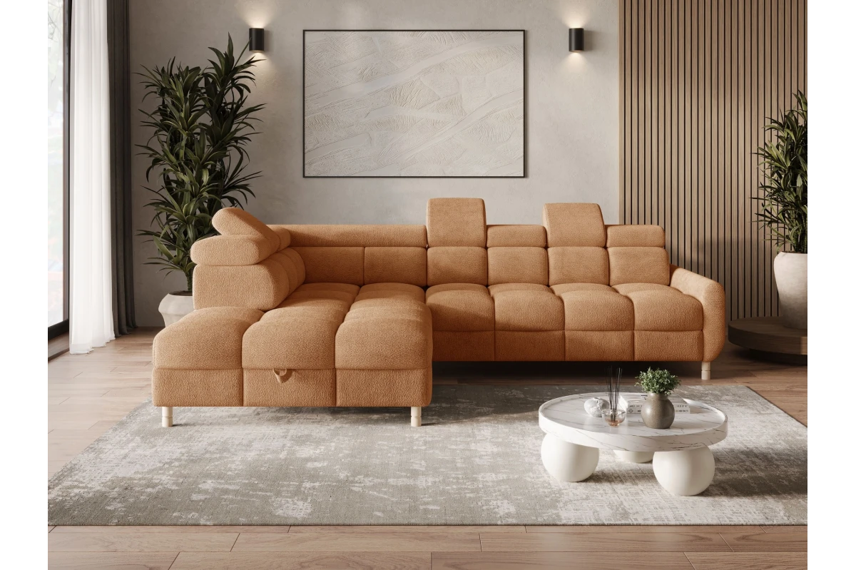 Ecksofa BUN Bubble Sofa in Terracotta