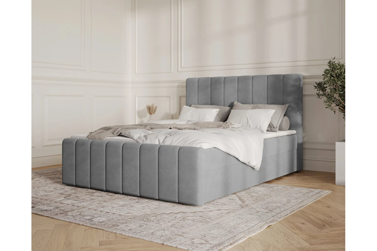 Boxspringbett 01 BIS - Beige Boxbett 180x200