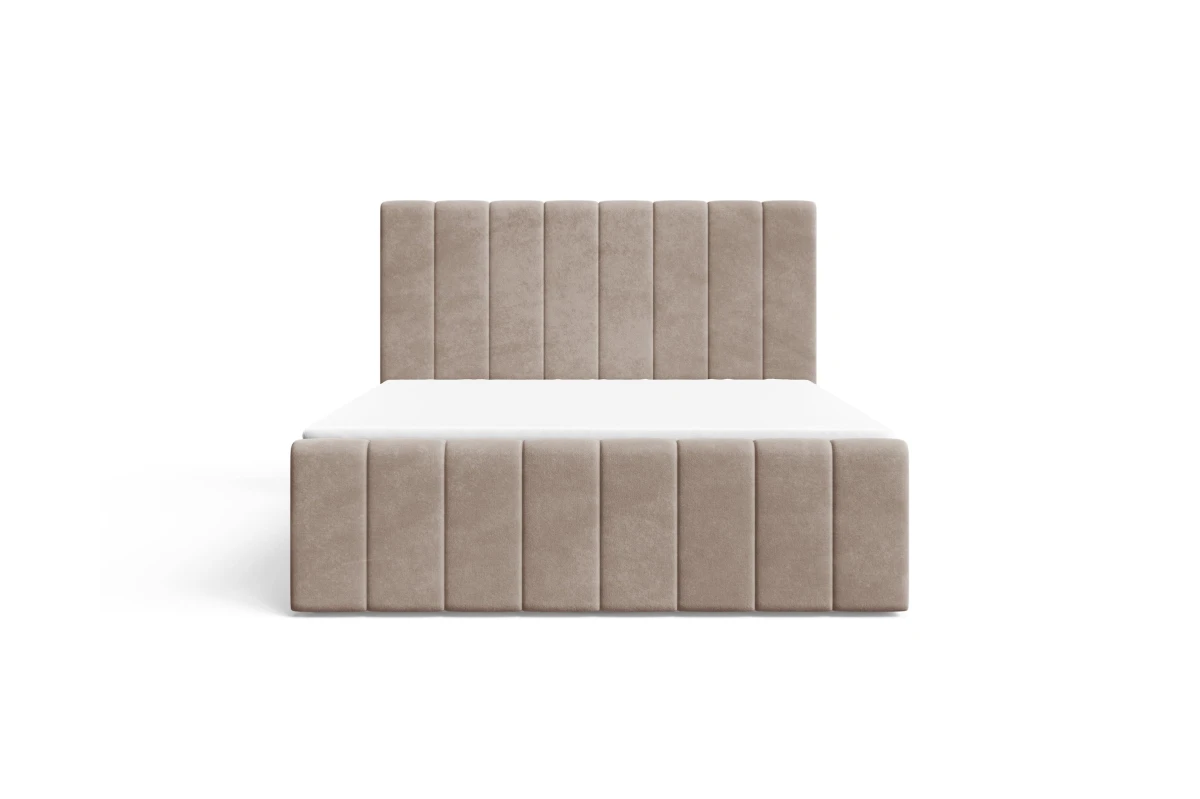 Boxspringbett 01 BIS - Beige Boxbett 180x200